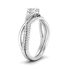 Load image into Gallery viewer, twisted-daisy-heart-diamond-bridal-ring-set-in-white-gold-FD9986B2HT-NL-WG