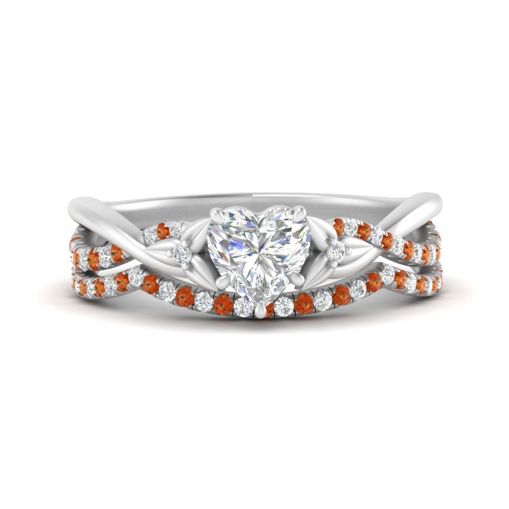 twisted-daisy-heart-orange-sapphire-bridal-ring-set-in-white-gold-FD9986B2HTGSAOR-NL-WG