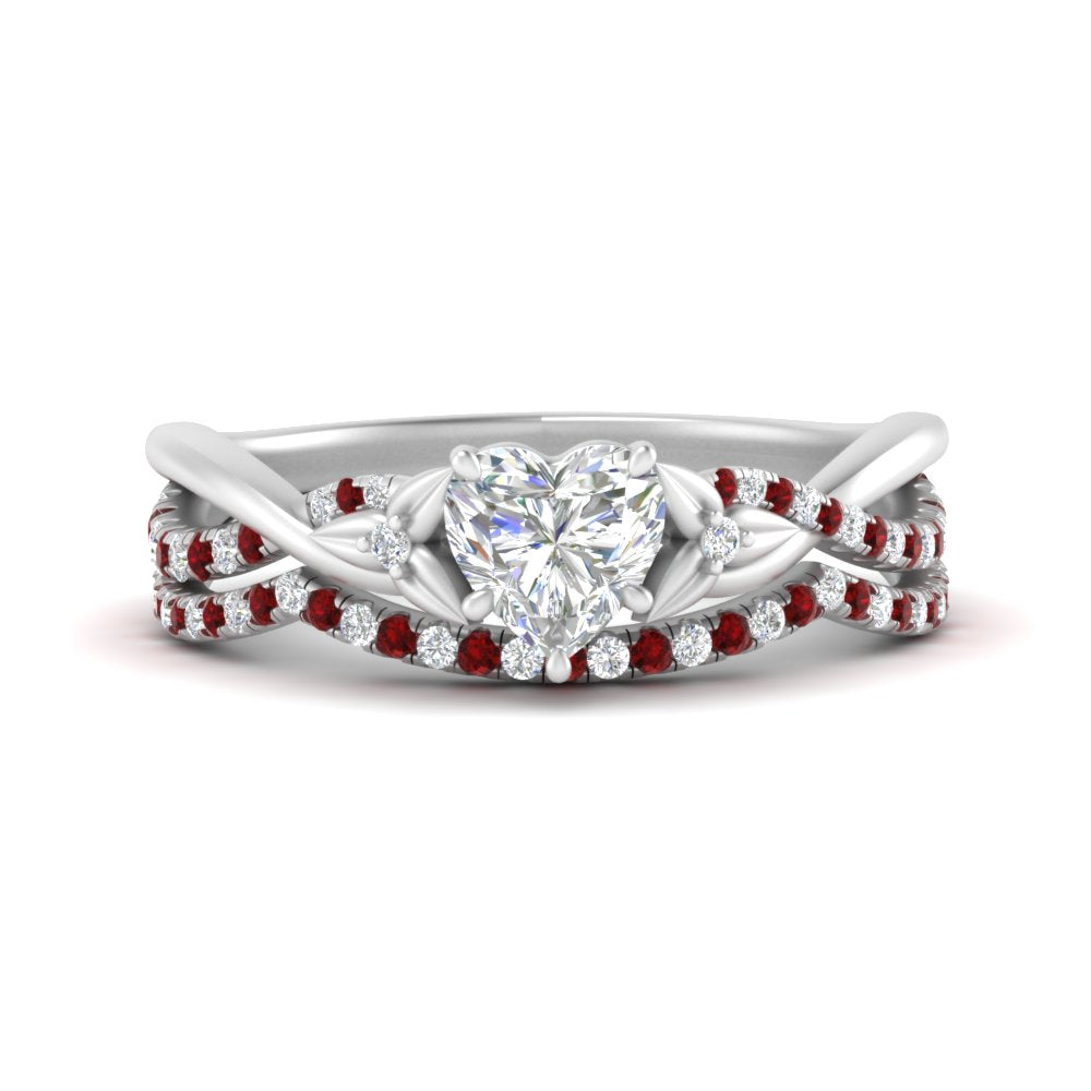 twisted-daisy-heart-ruby-bridal-ring-set-in-white-gold-FD9986B2HTGRUDR-NL-WG