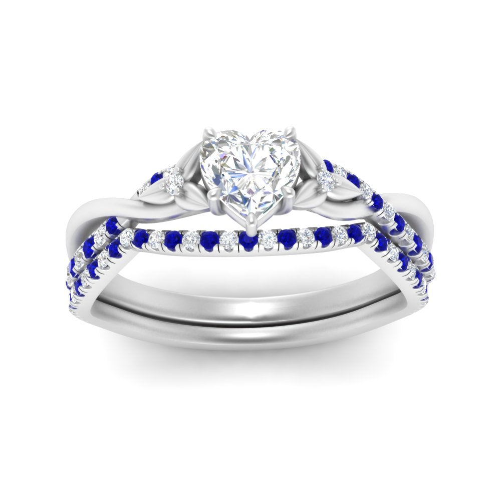 twisted-daisy-heart-sapphire-bridal-ring-set-in-white-gold-FD9986B2HTGSABL-NL-WG