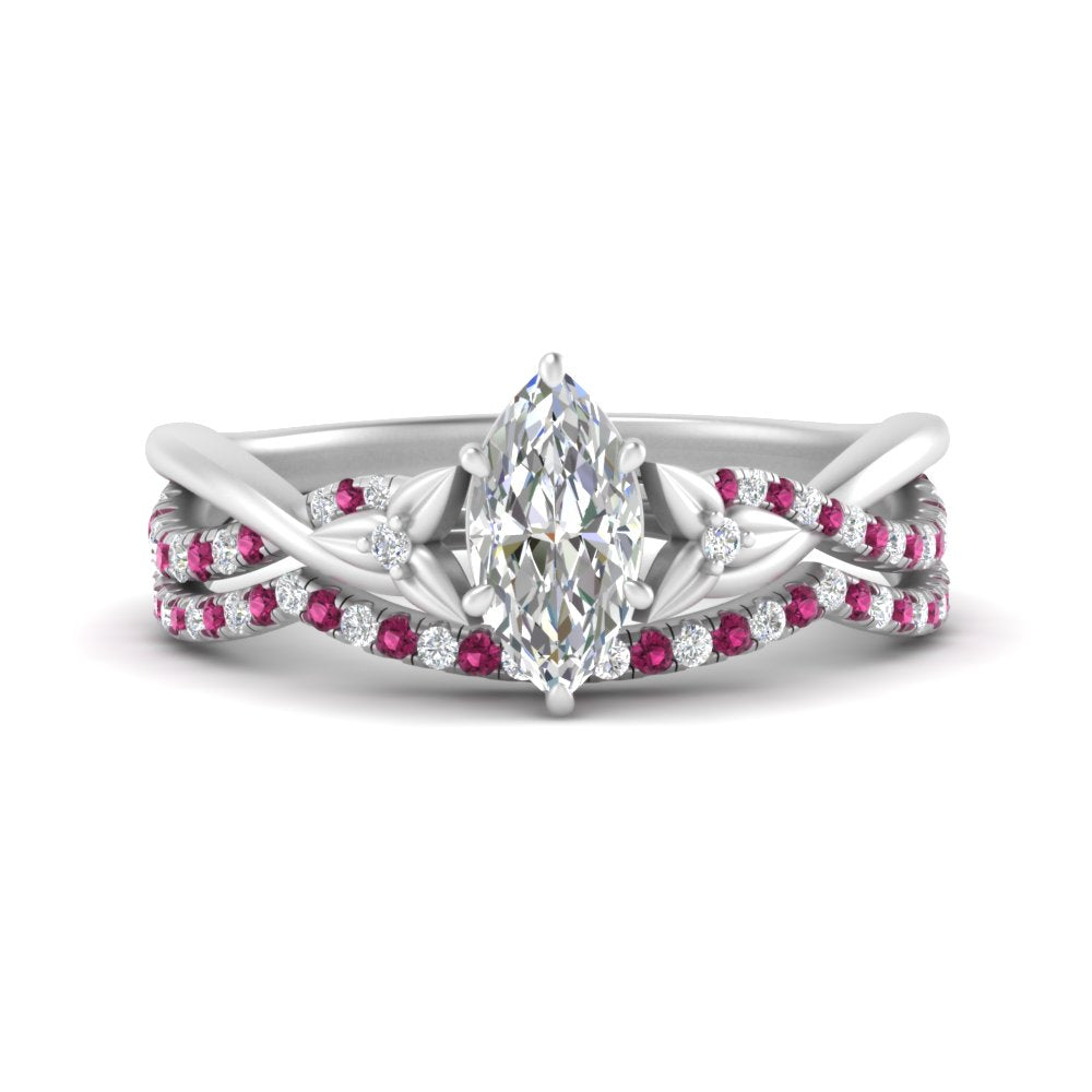 twisted-daisy-marquise-pink-sapphire-bridal-ring-set-in-white-gold-FD9986B2MQGSADRPI-NL-WG
