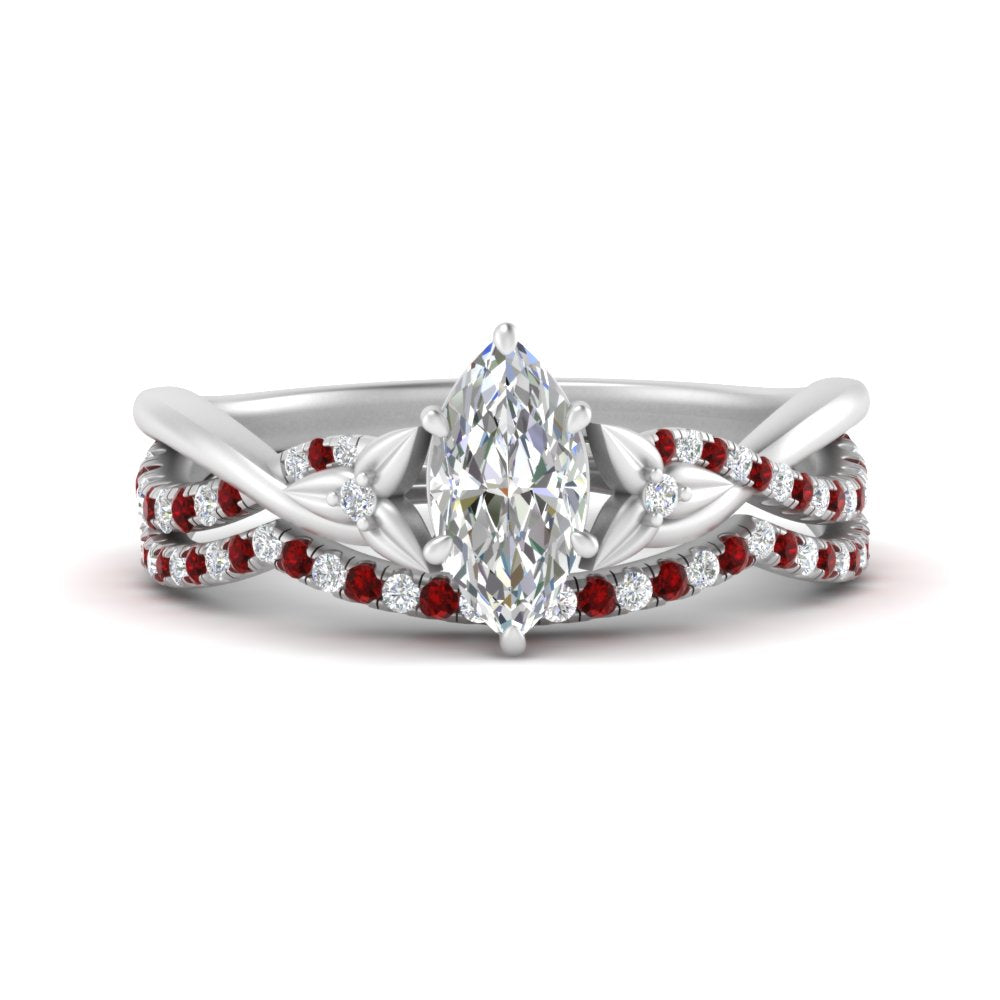twisted-daisy-marquise-ruby-bridal-ring-set-in-white-gold-FD9986B2MQGRUDR-NL-WG