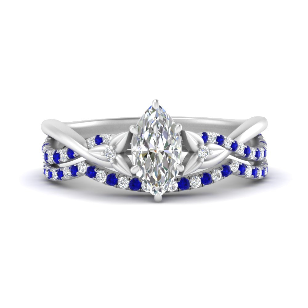 twisted-daisy-marquise-sapphire-bridal-ring-set-in-white-gold-FD9986B2MQGSABL-NL-WG