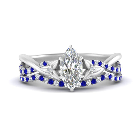 twisted-daisy-marquise-sapphire-bridal-ring-set-in-white-gold-FD9986B2MQGSABL-NL-WG
