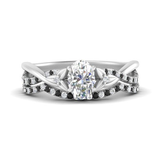 twisted-daisy-oval-black-diamond-bridal-ring-set-in-white-gold-FD9986B2OVGBLACK-NL-WG