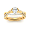 Load image into Gallery viewer, twisted-daisy-oval-diamond-bridal-ring-set-in-yellow-gold-FD9986B2OV-NL-YG