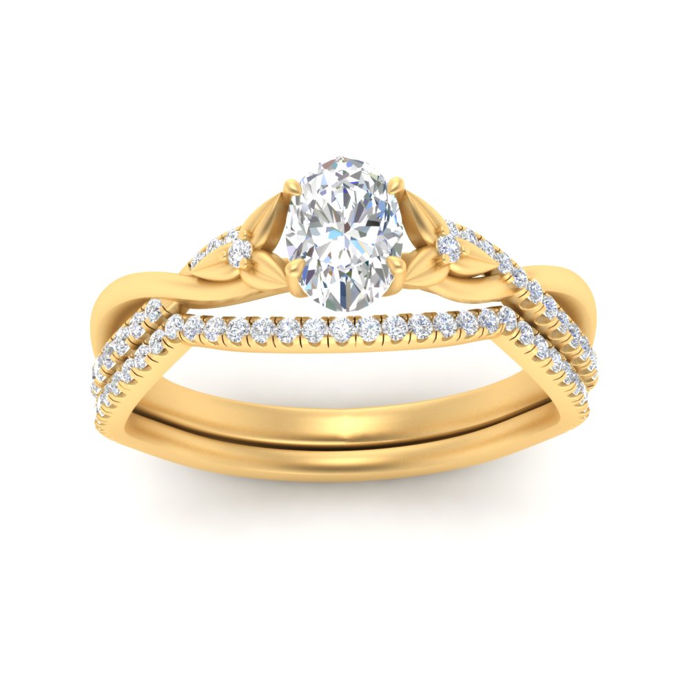 twisted-daisy-oval-diamond-bridal-ring-set-in-yellow-gold-FD9986B2OV-NL-YG
