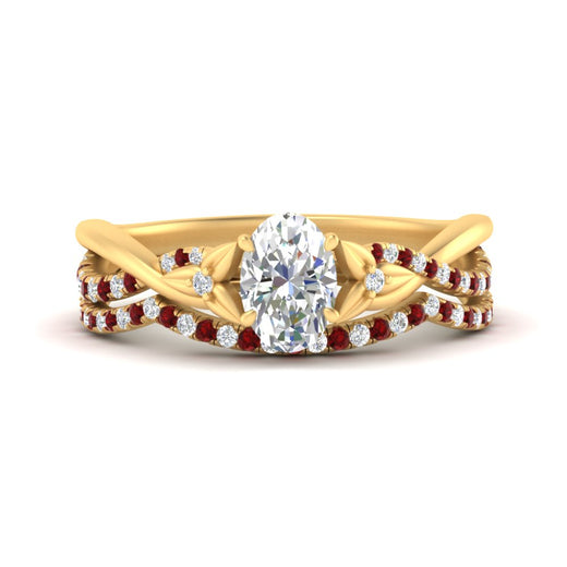 twisted-daisy-oval-ruby-bridal-ring-set-in-yellow-gold-FD9986B2OVGRUDR-NL-YG