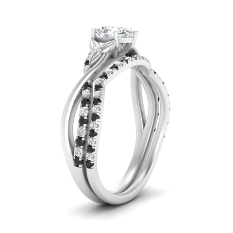 twisted-daisy-pear-black-diamond-bridal-ring-set-in-white-gold-FD9986B2PEGBLACK-NL-WG