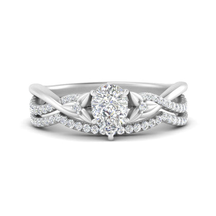 twisted-daisy-pear-diamond-bridal-ring-set-in-yellow-gold-FD9986B2PE-NL-YG