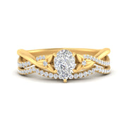 twisted-daisy-pear-diamond-bridal-ring-set-in-yellow-gold-FD9986B2PE-NL-YG