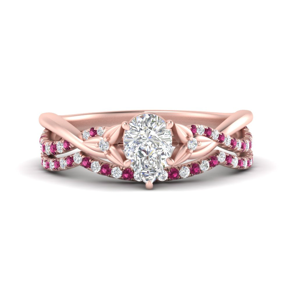 twisted-daisy-pear-pink-sapphire-bridal-ring-set-in-rose-gold-FD9986B2PEGSADRPI-NL-RG