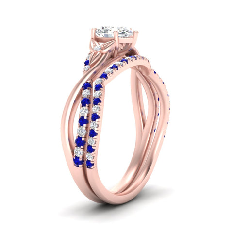 twisted-daisy-pear-sapphire-bridal-ring-set-in-rose-gold-FD9986B2PEGSABL-NL-RG