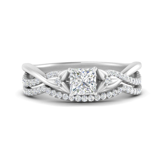 twisted-daisy-princess-cut-diamond-bridal-ring-set-in-white-gold-FD9986B2PR-NL-WG