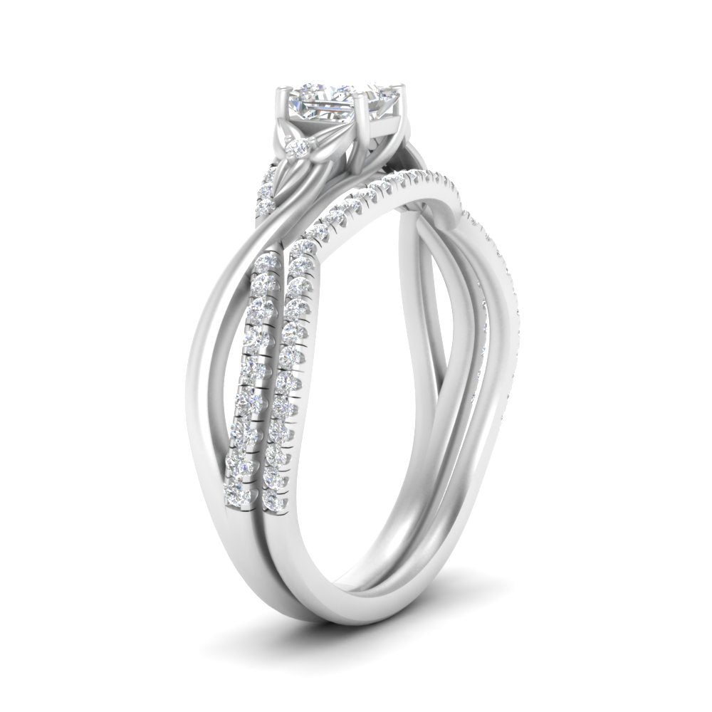 twisted-daisy-princess-cut-diamond-bridal-ring-set-in-white-gold-FD9986B2PR-NL-WG