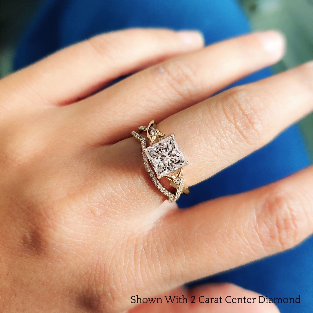 twisted-daisy-princess-cut-diamond-bridal-ring-set-in-yellow-gold-FD9986B2PR-NL-YG