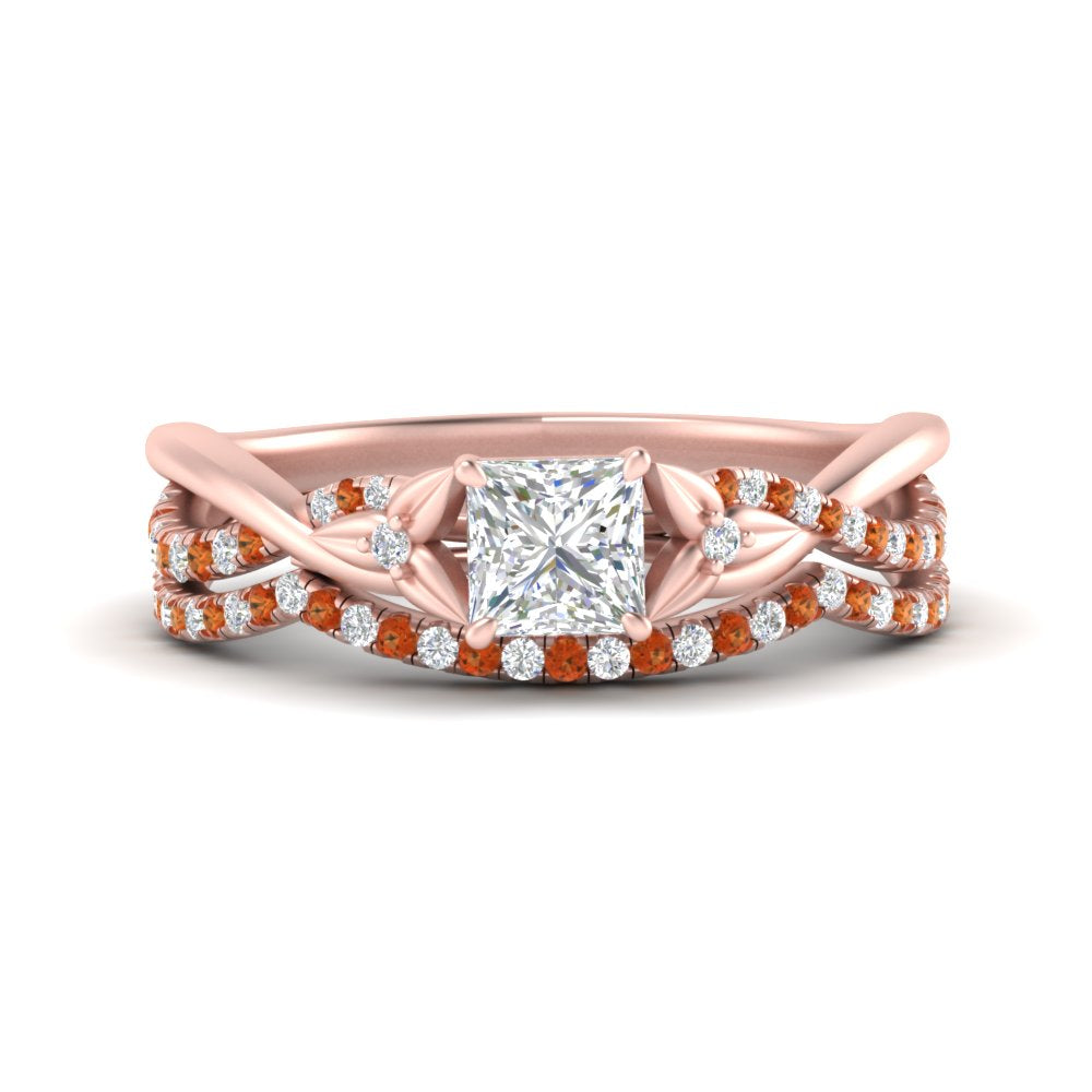 twisted-daisy-princess-cut-orange-sapphire-bridal-ring-set-in-rose-gold-FD9986B2PRGSAOR-NL-RG