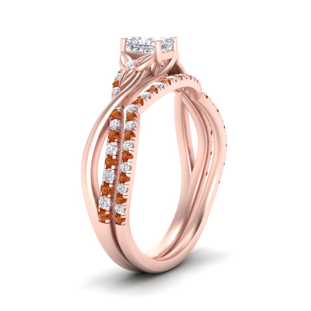 twisted-daisy-princess-cut-orange-sapphire-bridal-ring-set-in-rose-gold-FD9986B2PRGSAOR-NL-RG