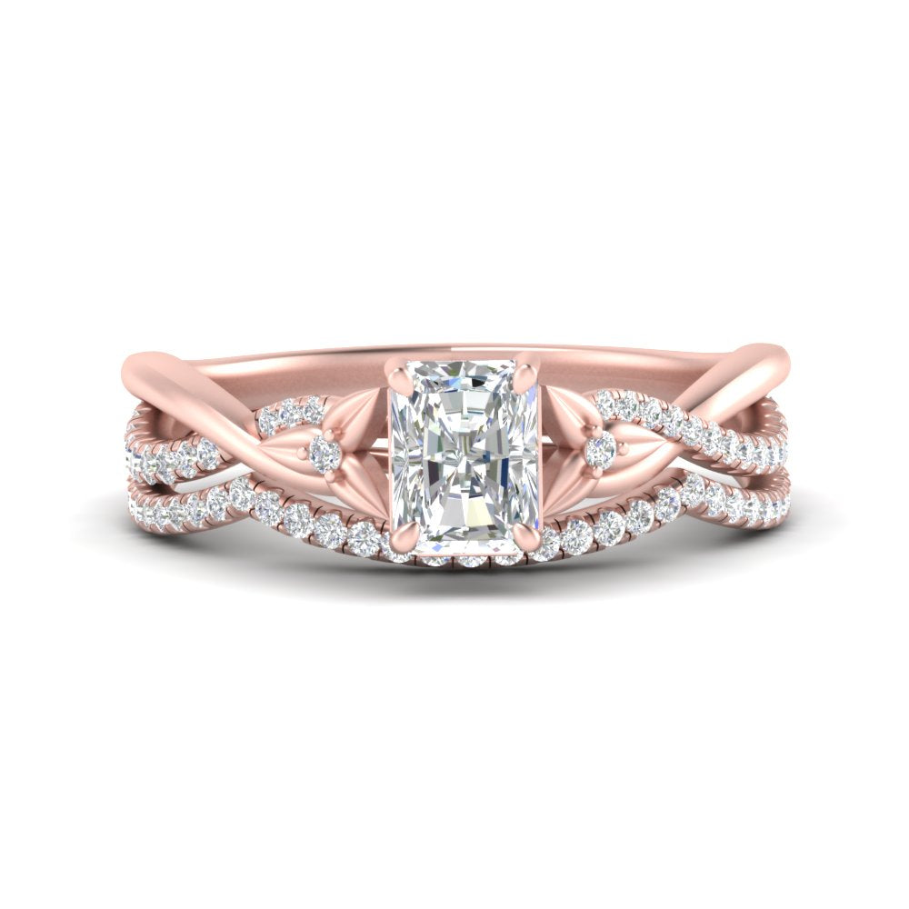 twisted-daisy-radiant-diamond-bridal-ring-set-in-rose-gold-FD9986B2RA-NL-RG