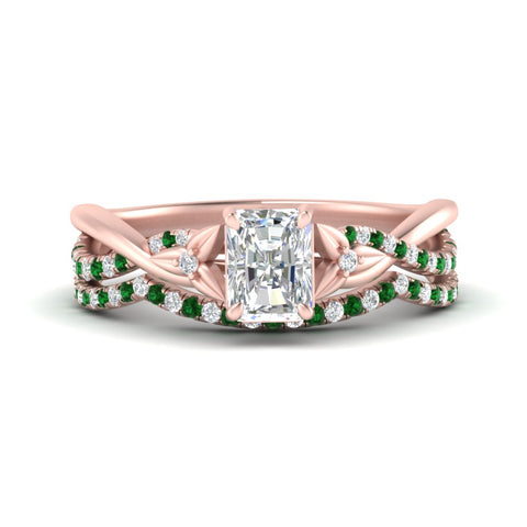 twisted-daisy-radiant-emerald-bridal-ring-set-in-rose-gold-FD9986B2RAGEMGR-NL-RG