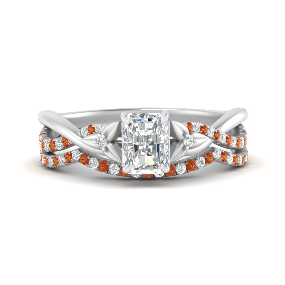 twisted-daisy-radiant-orange-sapphire-bridal-ring-set-in-white-gold-FD9986B2RAGSAOR-NL-WG