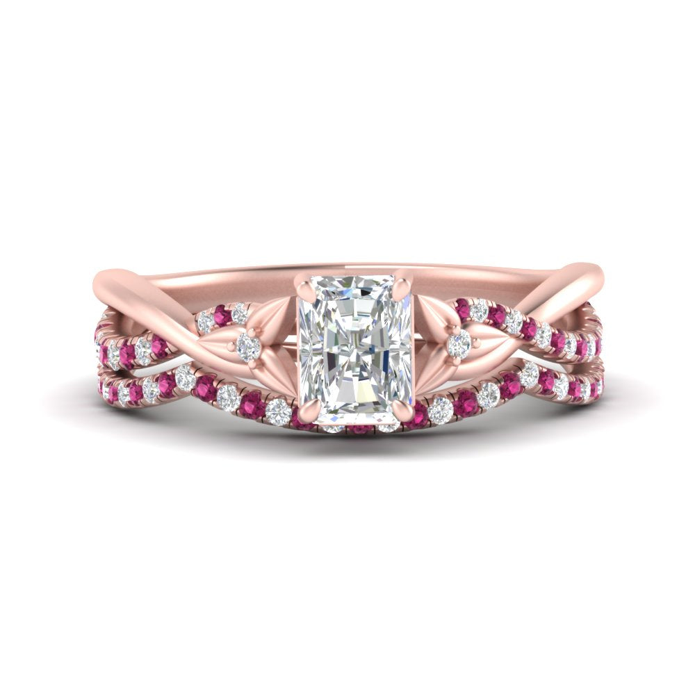 twisted-daisy-radiant-pink-sapphire-bridal-ring-set-in-rose-gold-FD9986B2RAGSADRPI-NL-RG