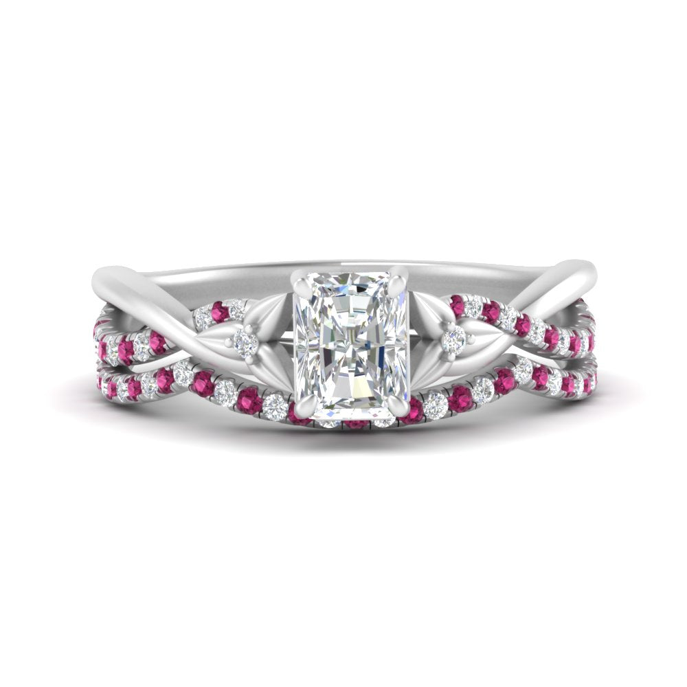 twisted-daisy-radiant-pink-sapphire-bridal-ring-set-in-white-gold-FD9986B2RAGSADRPI-NL-WG