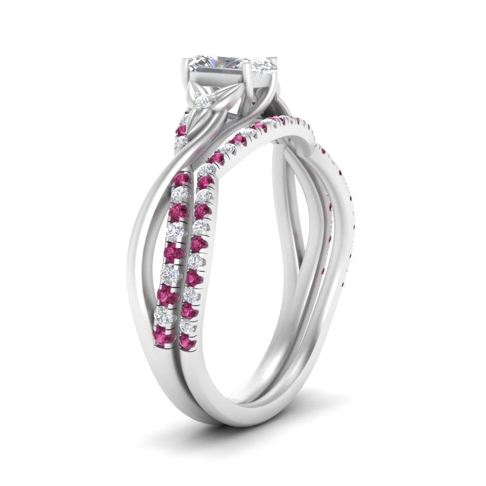 twisted-daisy-radiant-pink-sapphire-bridal-ring-set-in-white-gold-FD9986B2RAGSADRPI-NL-WG