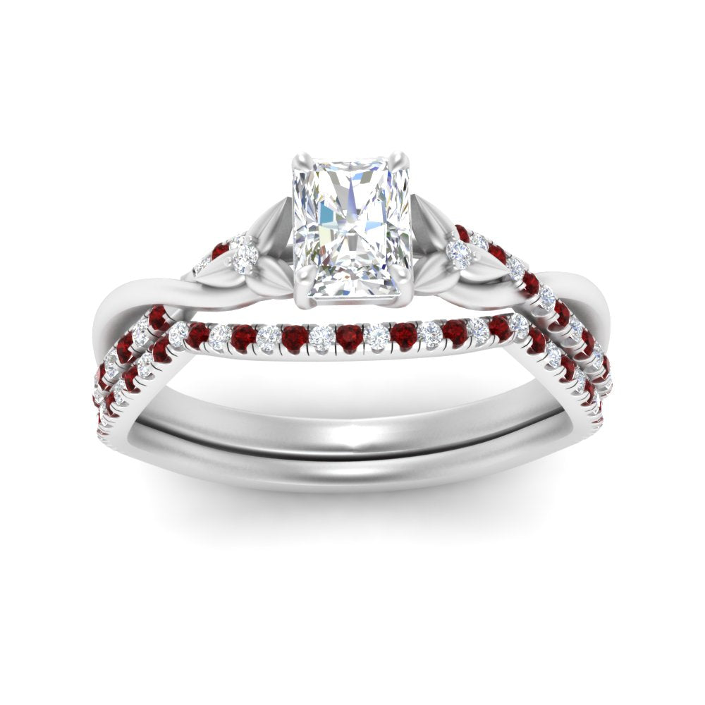 twisted-daisy-radiant-ruby-bridal-ring-set-in-white-gold-FD9986B2RAGRUDR-NL-WG