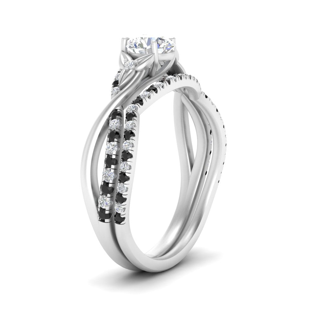twisted-daisy-round-black-diamond-bridal-ring-set-in-white-gold-FD9986B2ROGBLACK-NL-WG