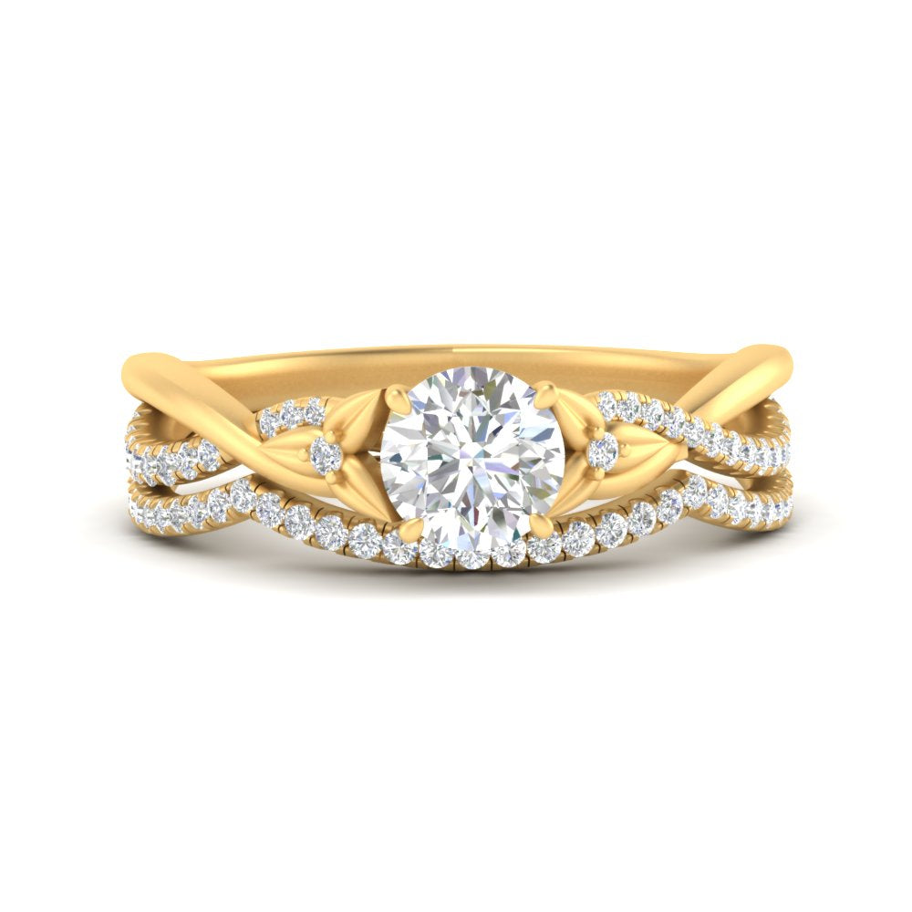 twisted-daisy-round-diamond-bridal-ring-set-in-yellow-gold-FD9986B2RO-NL-YG