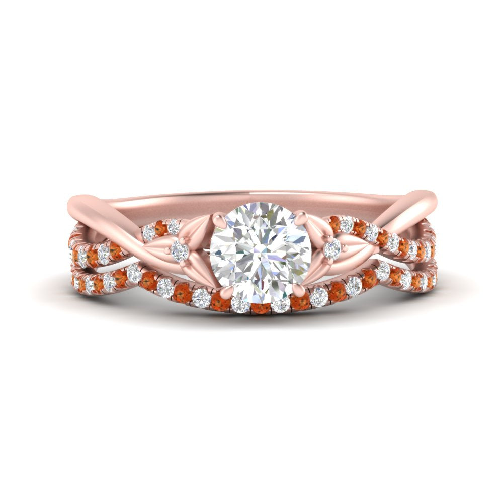 twisted-daisy-round-orange-sapphire-bridal-ring-set-in-rose-gold-FD9986B2ROGSAOR-NL-RG