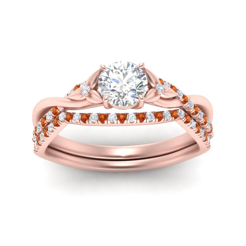 twisted-daisy-round-orange-sapphire-bridal-ring-set-in-rose-gold-FD9986B2ROGSAOR-NL-RG