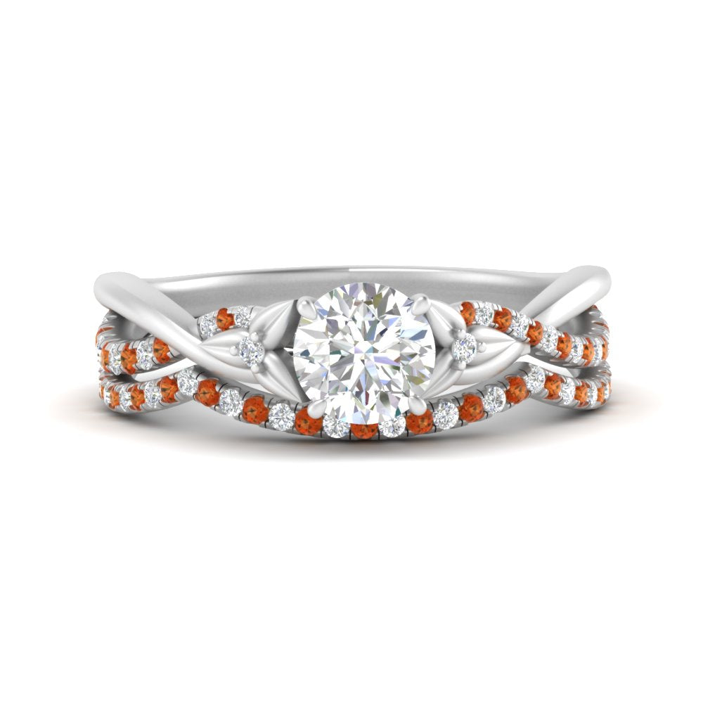 twisted-daisy-round-orange-sapphire-bridal-ring-set-in-white-gold-FD9986B2ROGSAOR-NL-WG