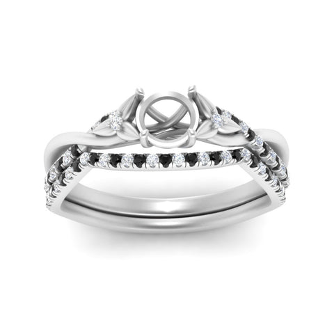 twisted-daisy-semi-mount-black-diamond-bridal-ring-set-in-white-gold-FD9986B2SMGBLACK-NL-WG