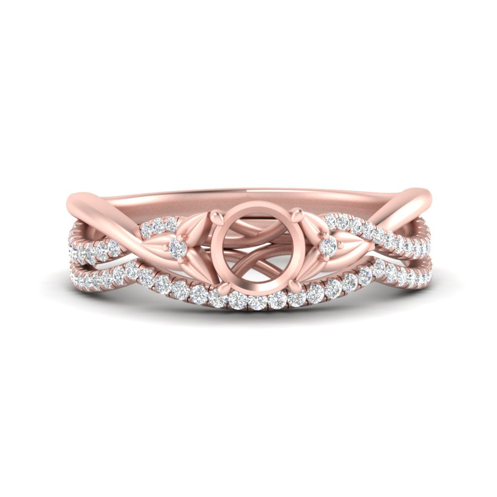 twisted-daisy-semi-mount-diamond-bridal-ring-set-in-rose-gold-FD9986B2SM-NL-RG