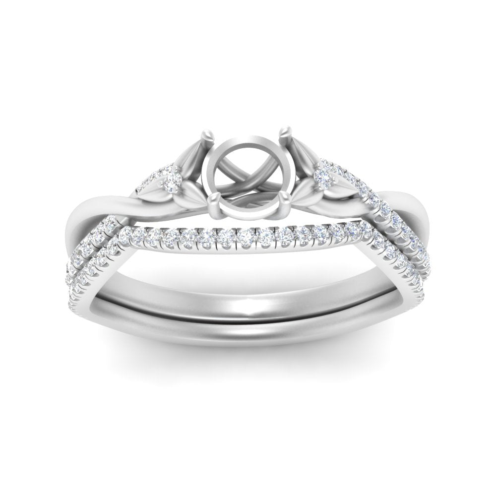 twisted-daisy-semi-mount-diamond-bridal-ring-set-in-white-gold-FD9986B2SM-NL-WG