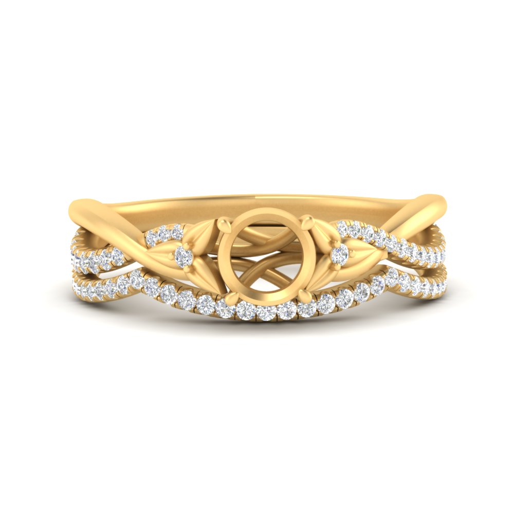 twisted-daisy-semi-mount-diamond-bridal-ring-set-in-yellow-gold-FD9986B2SM-NL-YG