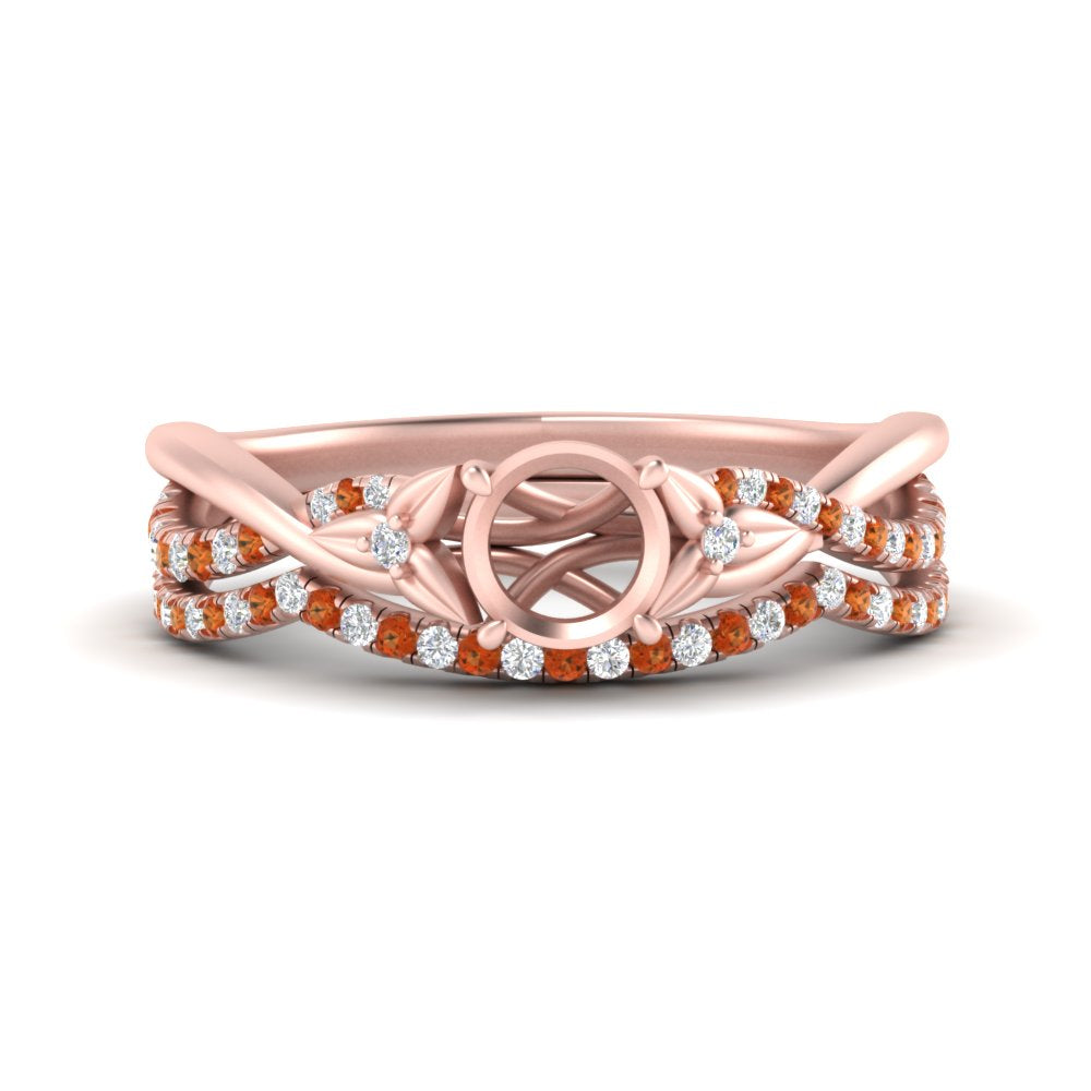 twisted-daisy-semi-mount-orange-sapphire-bridal-ring-set-in-rose-gold-FD9986B2SMGSAOR-NL-RG