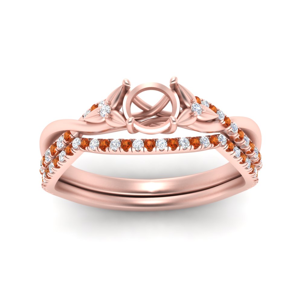 twisted-daisy-semi-mount-orange-sapphire-bridal-ring-set-in-rose-gold-FD9986B2SMGSAOR-NL-RG