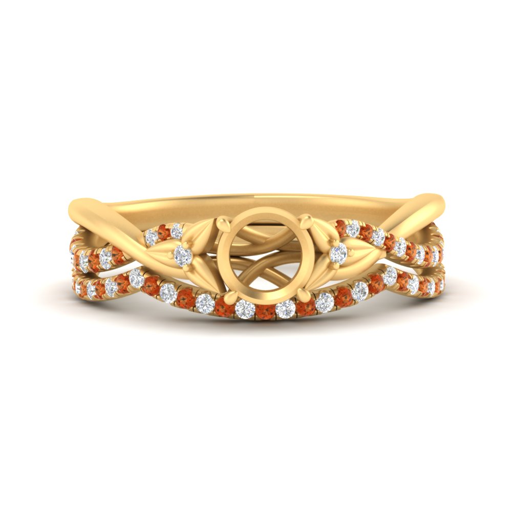 twisted-daisy-semi-mount-orange-sapphire-bridal-ring-set-in-yellow-gold-FD9986B2SMGSAOR-NL-YG