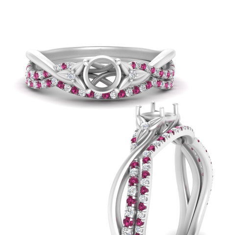 twisted-daisy-semi-mount-pink-sapphire-bridal-ring-set-in-white-gold-FD9986B2SMGSADRPI-NL-WG