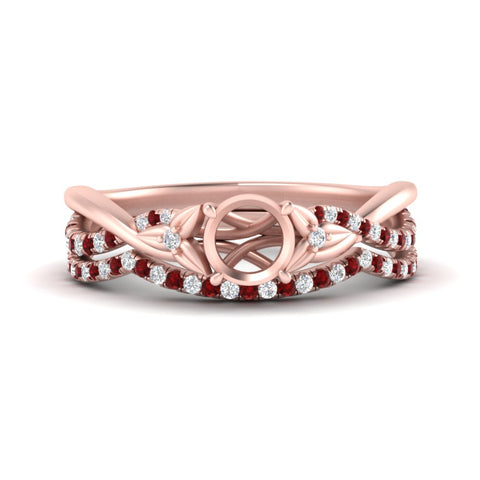 twisted-daisy-semi-mount-ruby-bridal-ring-set-in-rose-gold-FD9986B2SMGRUDR-NL-RG