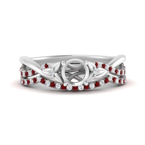 twisted-daisy-semi-mount-ruby-bridal-ring-set-in-white-gold-FD9986B2SMGRUDR-NL-WG