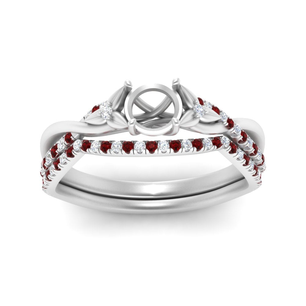 twisted-daisy-semi-mount-ruby-bridal-ring-set-in-white-gold-FD9986B2SMGRUDR-NL-WG