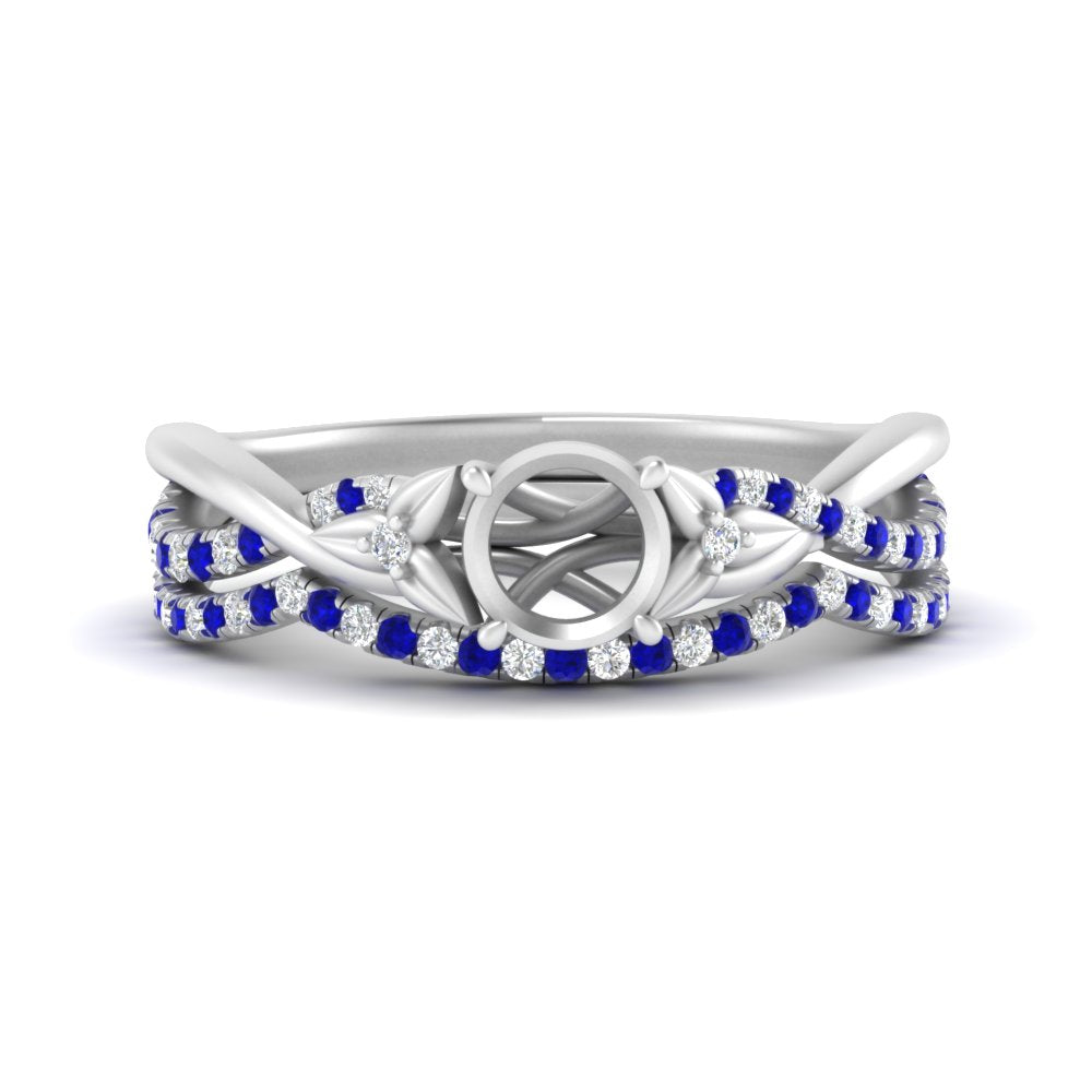 twisted-daisy-semi-mount-sapphire-bridal-ring-set-in-white-gold-FD9986B2SMGSABL-NL-WG