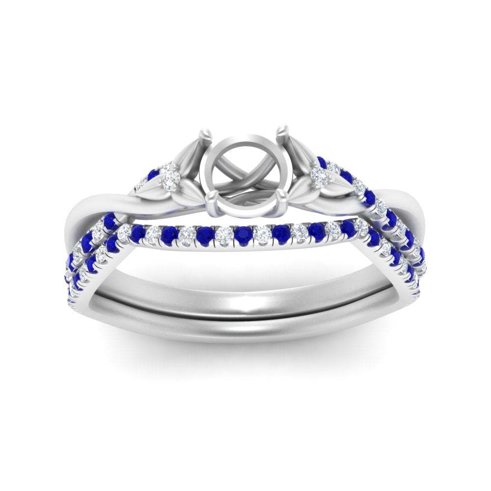 twisted-daisy-semi-mount-sapphire-bridal-ring-set-in-white-gold-FD9986B2SMGSABL-NL-WG