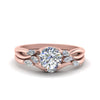 Load image into Gallery viewer, twisted-diamond-round-cut-wedding-band-sets-in-rose-gold-FD8300RO-NL-RG