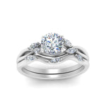 Load image into Gallery viewer, twisted-diamond-round-cut-wedding-band-sets-in-white-gold-FD8300RO-NL-WG
