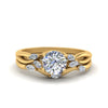 Load image into Gallery viewer, twisted-diamond-round-cut-wedding-band-sets-in-yellow-gold-FD8300RO-NL-YG